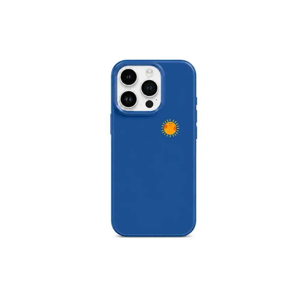 Sunny Day Blue Silicone Case for iPhone 17 Series