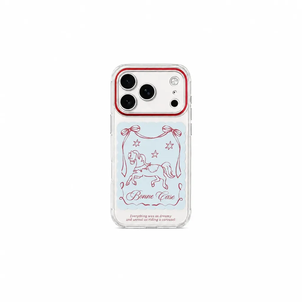 Bonne Case Aesthetic Transparent Case for iPhone 17 Series