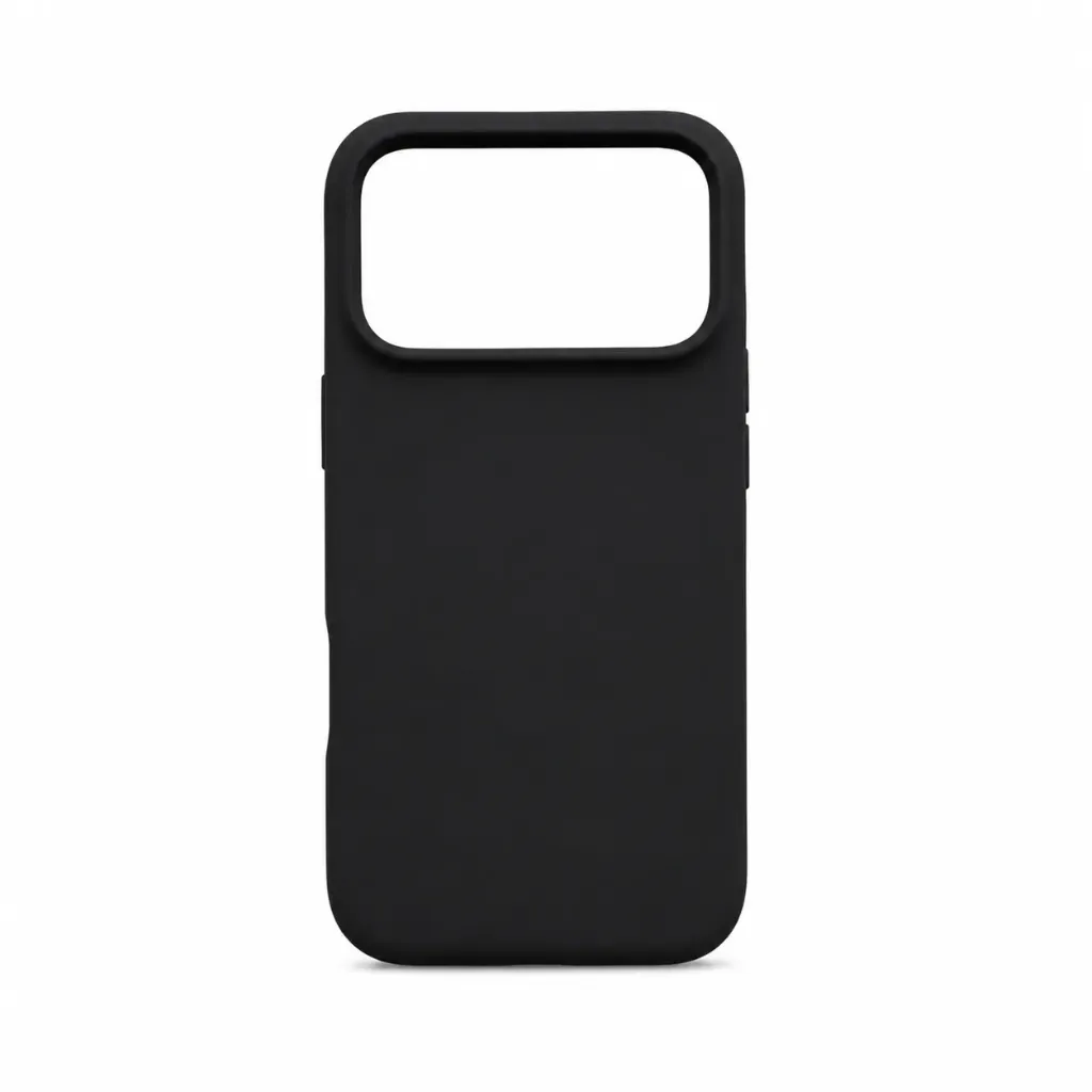 Premium Allligator Black Silicone MagSafe Case for iPhone 17 Series (BLACK)