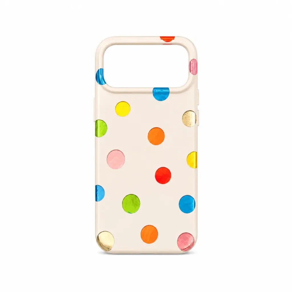 White Multi colour case