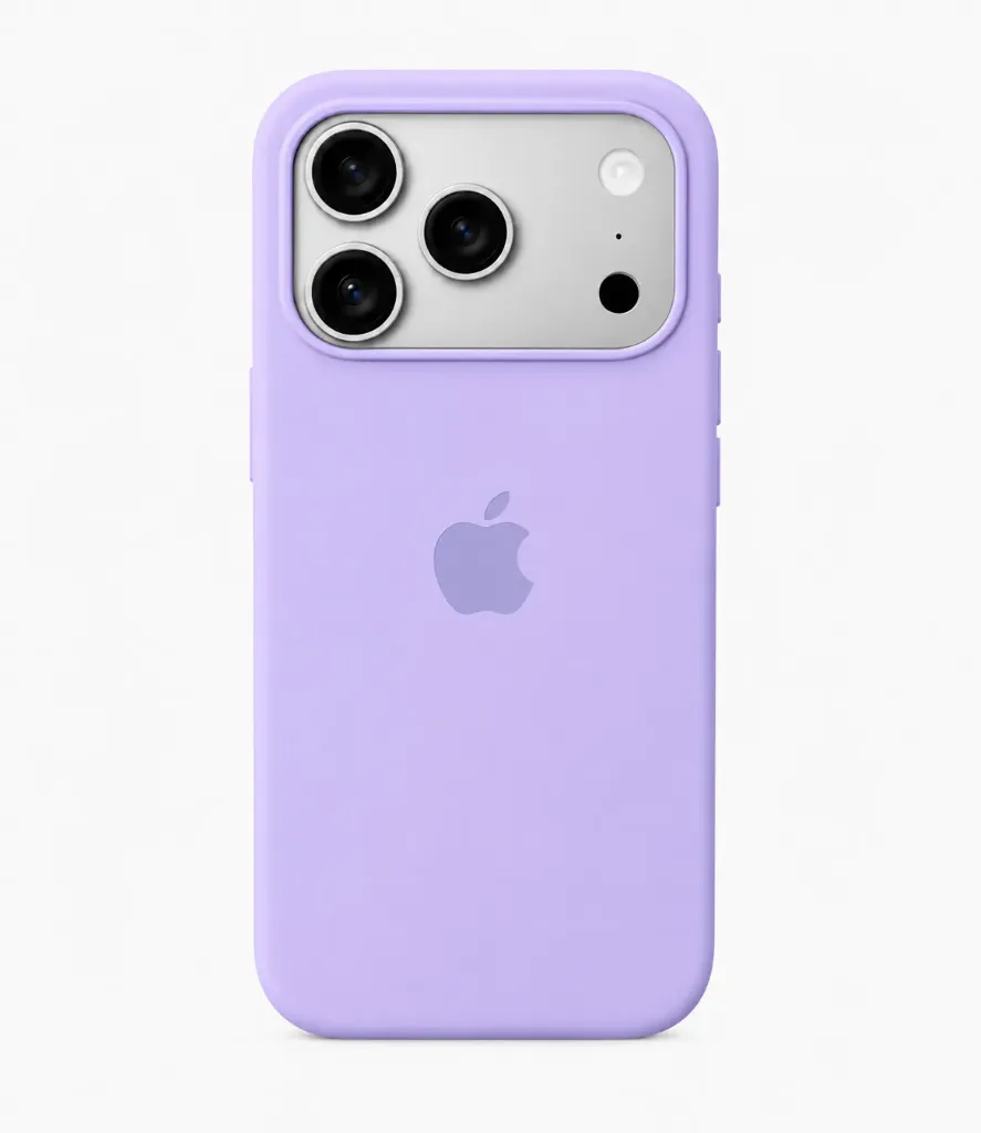 Solid Lavender Soft Silicone iPhone Case