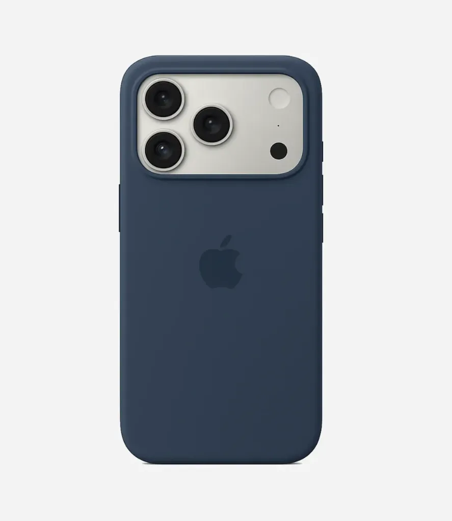 Solid Deep Navy Soft Silicone iPhone Case